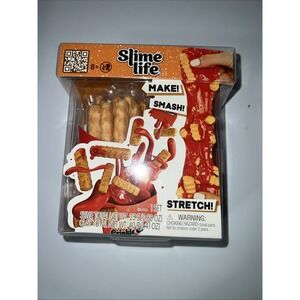 Slime Life DIY French Fries and Ketchup Slime Kit - Make/Smash/Stretch - New!
